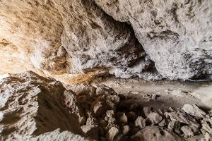 Interior cueva de Pikimachay